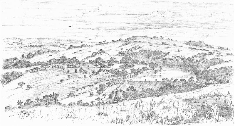 Engraving of the Umbilo waterworks, 1891